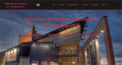 Desktop Screenshot of goteborgspianofestival.com